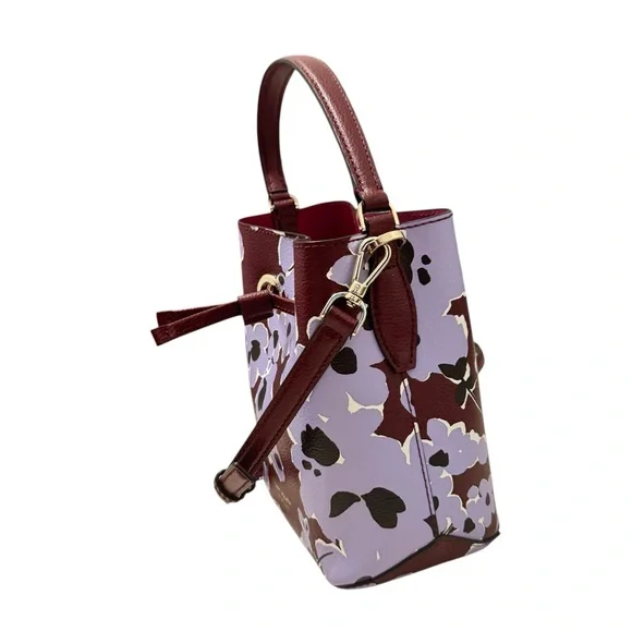 NEW KATE SPADE EVA WILDFLOWER BOUQUET SMALL FLORAL BUCKET CROSSBODY‎ BAG - Picture 3 of 12
